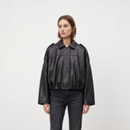 Eclipse Oversized Leather Jacket