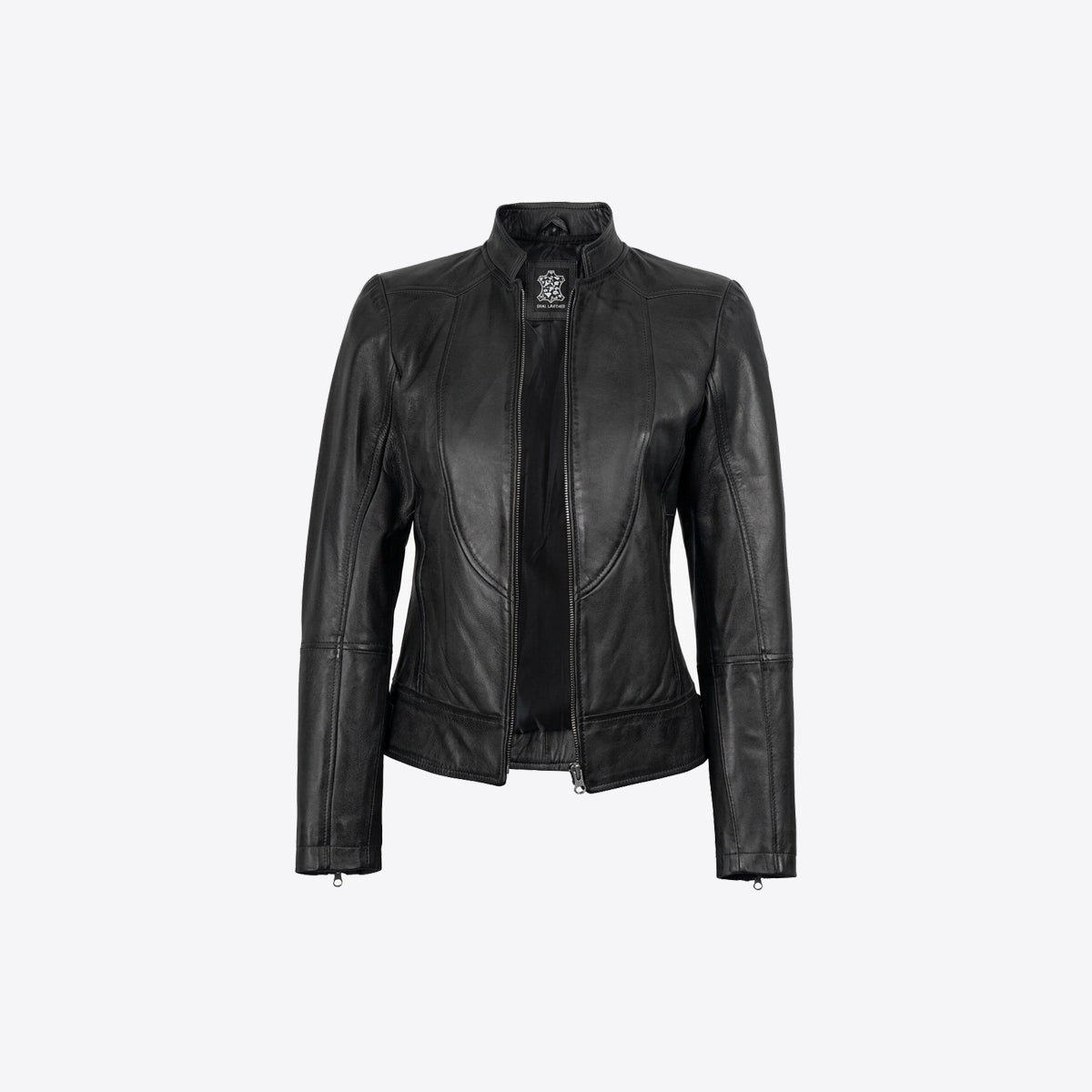 Noir Sculpt Leather Jacket